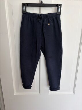 Zara 4-5Y kids Navy Drawstring Joggers